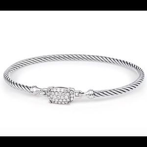 David Yurman Petite Wheaton Bracelet with Diamonds